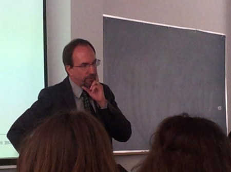 Jeff Galvin responde a las preguntas de los alumnos