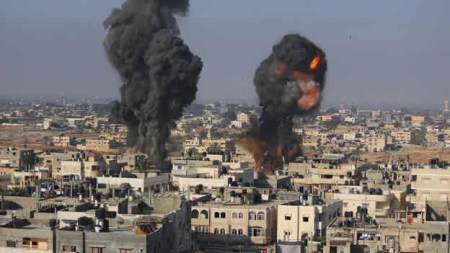 Bombardeos sobre Gaza.  Mexico CNN