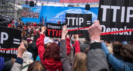 Manifestación contra el TTIP en Alemania